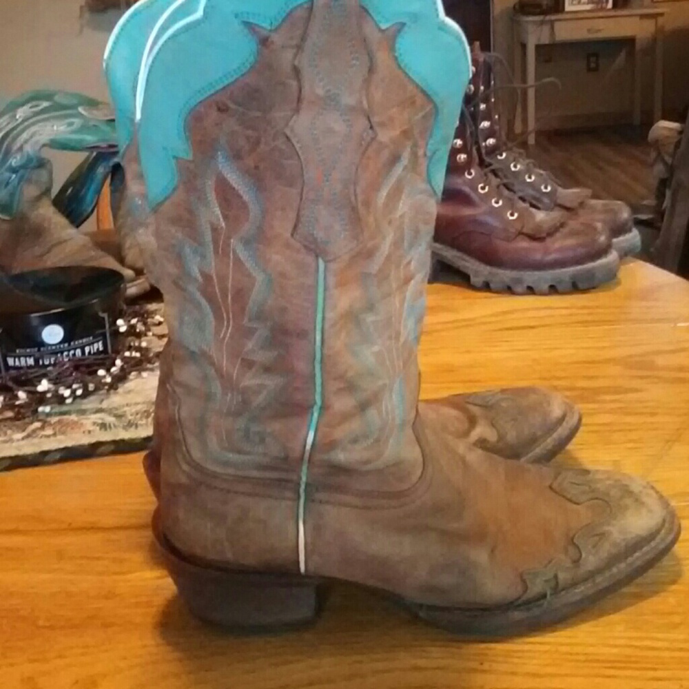 Blue-Ariat Boots